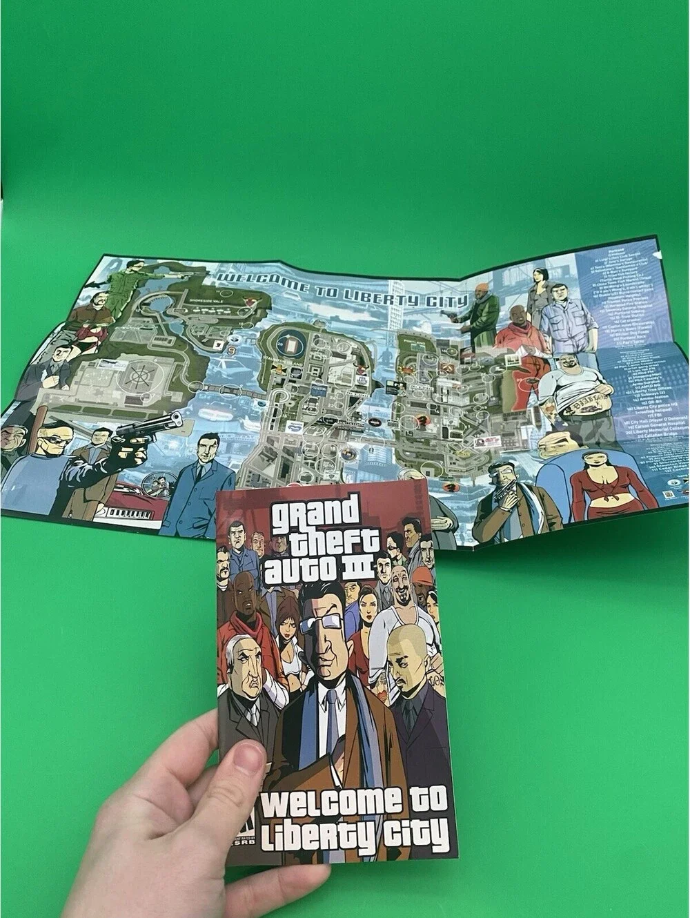 Grand Theft Auto III PlayStation 2 Video Game - Complete w/ Map - 2003 Rockstar